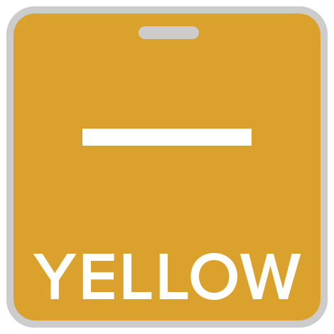 Color Communication Card Yellow